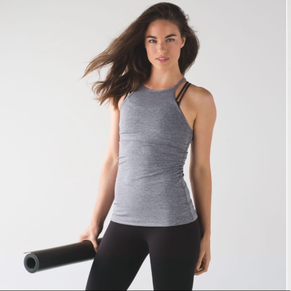 High Neck Lululemon Like Nothing Tank size 2 - Picture 3 of 7
